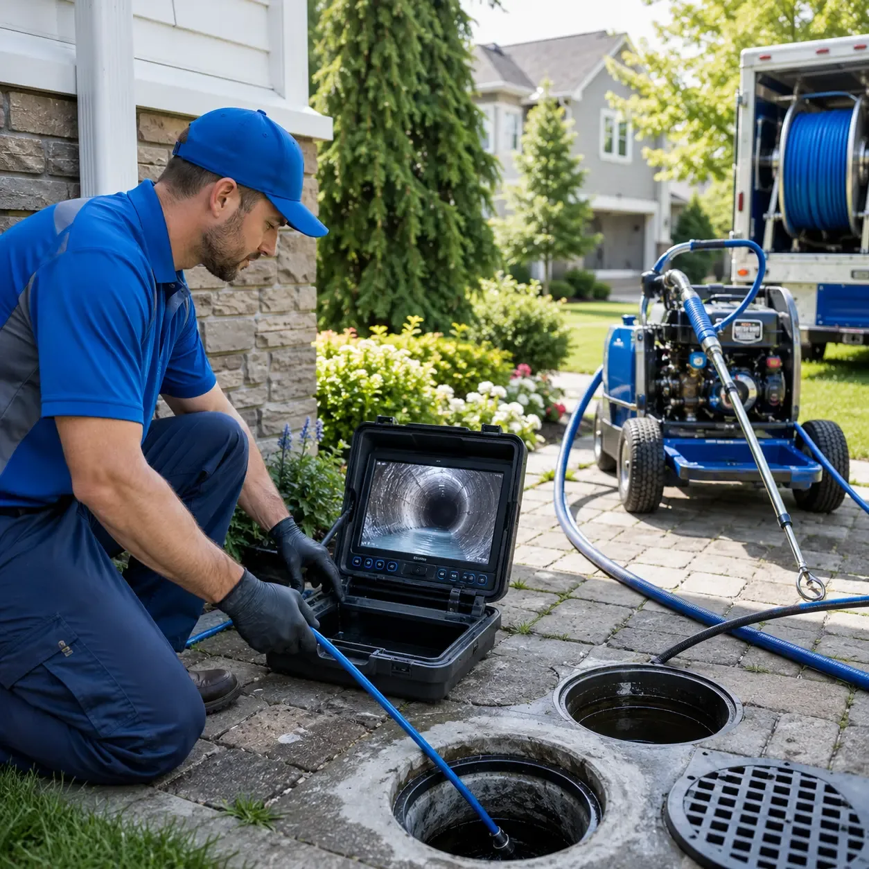 Outdoor drain cleaning professionals serving Bomoseen, VT